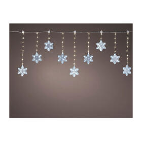Cortina de luces 156 microLED efecto twinkle 50x120x50 cm interior exterior