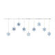 Tenda di luci 156 microLED effetto twinkle 50x120x50 cm interno esterno s2