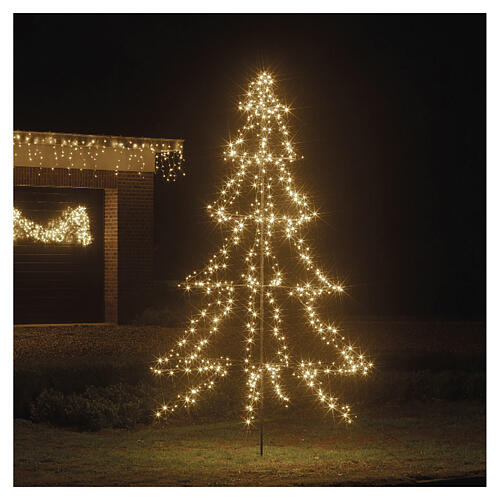 Twinkle LED Tree 420 warm white 200x130 cm 2