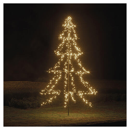 Twinkle LED Tree 420 warm white 200x130 cm 4