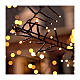 Albero di Natale metallo nero 3000 LED esterno 4,5 m h s2