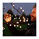Albero di Natale metallo nero 3000 LED esterno 4,5 m h s4