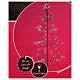 Albero di Natale metallo nero 3000 LED esterno 4,5 m h s14