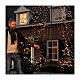 Árvore de Natal metal preto 3000 LEDs exterior h 4,5 m s11