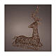 Lighted wicker reindeer, 180 LEDs, outdoor, 43x39x32 in s1