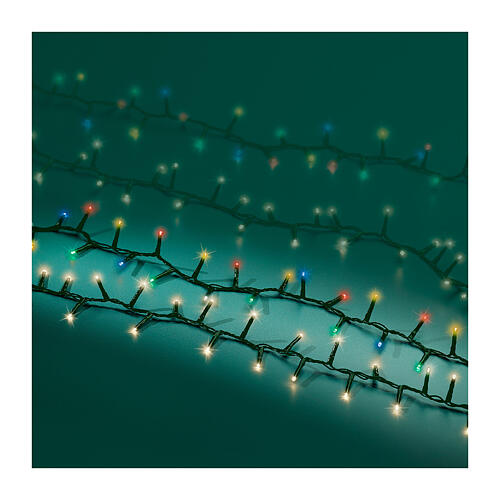 Cadena luminosa multicolor 1000 LED 10 efectos 22,5 metros 5