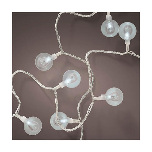 Corrente de luzes Cherry 9 m 60 LEDs branco quente uso interior exterior 1