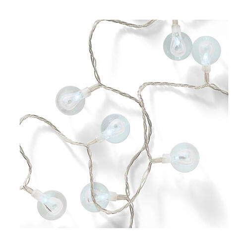 Corrente de luzes Cherry 9 m 60 LEDs branco quente uso interior exterior 3