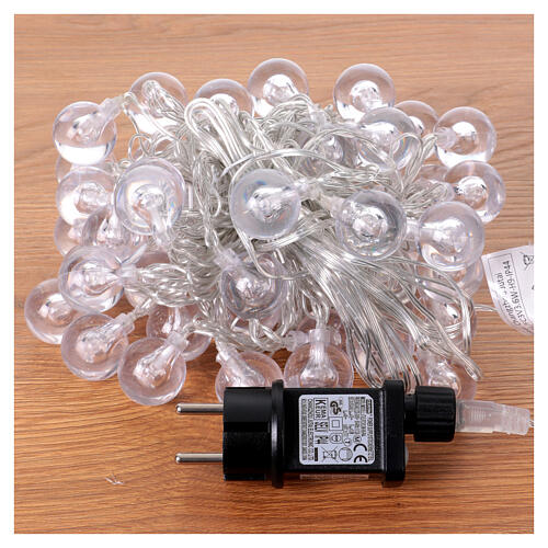 Corrente de luzes Cherry 9 m 60 LEDs branco quente uso interior exterior 8