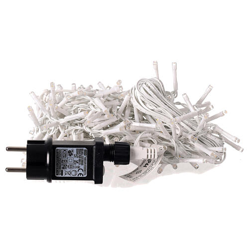 Tenda di luci 256 LED 3,75 m intermittente int est bianco 5
