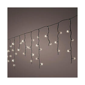 Tenda di luci intermittenti colore nero 256 LED 3,75 m interno esterno