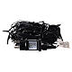 Tenda di luci intermittenti colore nero 256 LED 3,75 m interno esterno s5