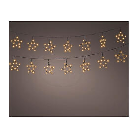 Cortina luminosa estrellas 2,8 m 150 LED interior exterior