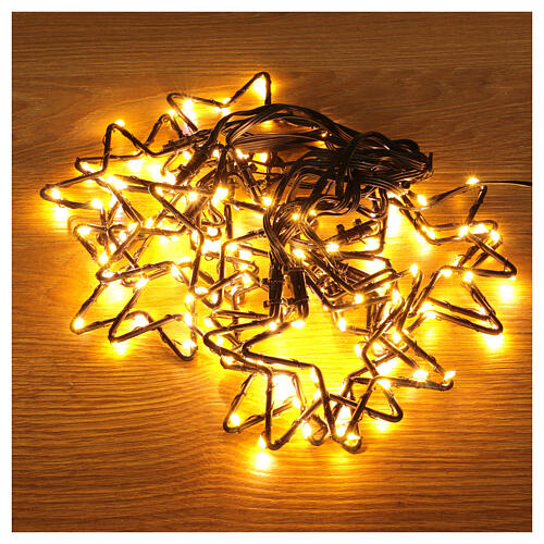 Cortina luminosa estrellas 2,8 m 150 LED interior exterior 5