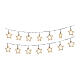 Cortina luminosa estrellas 2,8 m 150 LED interior exterior s3