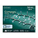 Catena di luci 16 m bianco freddo uso interno esterno 750 LED s7