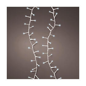 Corrente de luzes 16 m branco frio para interior e exterior 750 LEDs