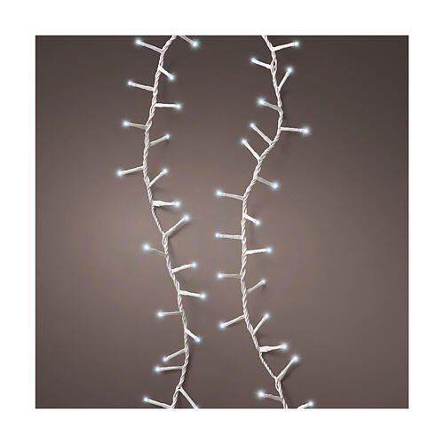 Corrente luminosa 22,5 m interior exterior 1000 LEDs branco frio 1