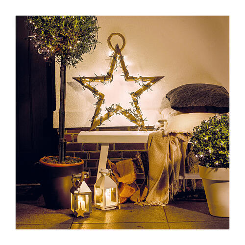 LED-Lichterkette XXL, 1500 warmweiße LEDs, 34 m, 8 Effekte, Timer, Innen & Außen 7