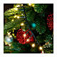 Green string lights with 1500 warm white LEDs, 112 ft, indoor/outdoor s5