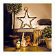 Corrente de luzes brancas quentes 34 m 1500 LEDs interior exterior s7