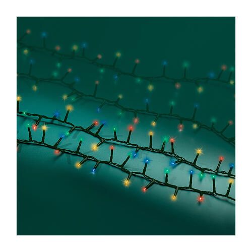 LED-Lichterkette, 2000 Multicolor-LEDs, 45 m, 8 Effekte, Timer, Innen & Außen 6