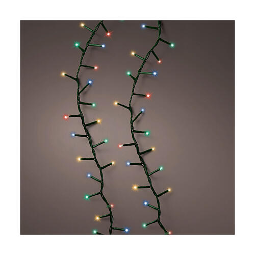 Cadena luminosa navideña 750 LED multicolor exterior 1