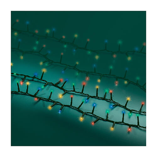 Cadena luminosa navideña 750 LED multicolor exterior 6