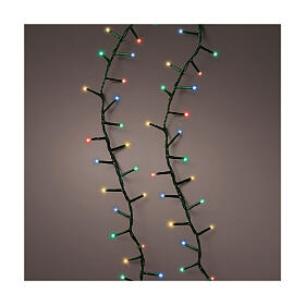 Corrente luminosa multicor 22,5 m interior exterior 1000 LEDs