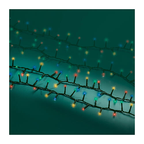 Guirlande lumineuse scintillante multicolore 34 m 1500 LEDs intérieur extérieur 6