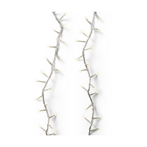 Catena di luci 750 LED 16 metri bianco caldo int est 3