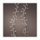 Catena di luci 750 LED 16 metri bianco caldo int est s1
