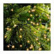 Corrente luminosa branca quente 34 m 1500 LEDs interior exterior verde s2
