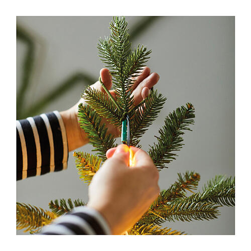 Luces navideñas cascada multicolor 832 microLED 240 cm int ext 7