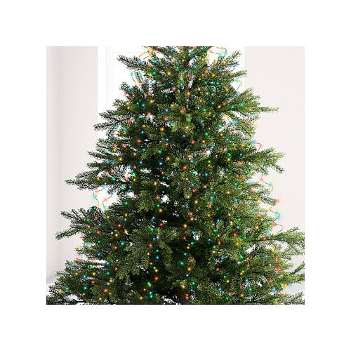 Luci natalizie a cascata multicolor 832 microLED  240 cm int est 4