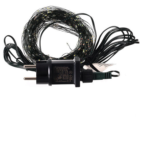 Luci natalizie a cascata multicolor 832 microLED  240 cm int est 9