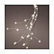 Luci per Albero natalizie a cascata 672 microLED 210 cm bianco caldo int est s1