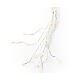 Luci per Albero natalizie a cascata 672 microLED 210 cm bianco caldo int est s3