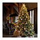 Luci per Albero natalizie a cascata 672 microLED 210 cm bianco caldo int est s5