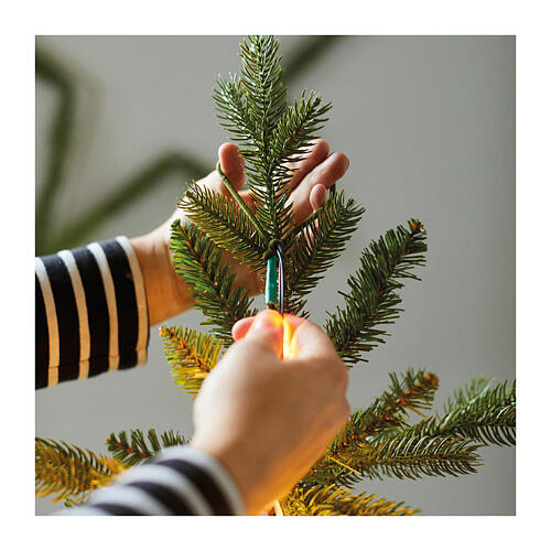 Lumières de Noël en cascade multicolores 408 microLEDs int/ext 180 cm 4