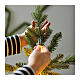 Lumières de Noël en cascade multicolores 408 microLEDs int/ext 180 cm s4
