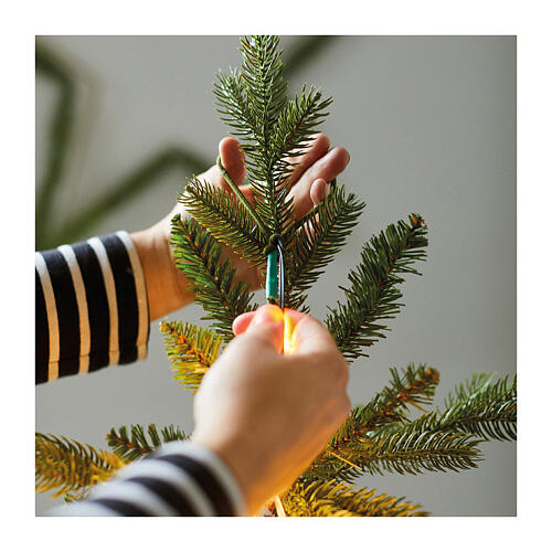 Luces navideñas multicolores cascada 672 microLED 210 cm int ext 5
