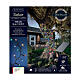 Cadena de luces panel solar 750 LED 16 m multicolor exteriores s3