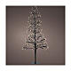 Black Christmas tree with solar panel, 192 LEDs, 47 in s1