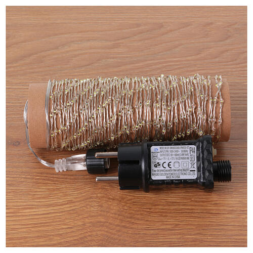 Lichterkette, 9 m, mit 567 Micro-LEDs – Eisweiß – für Innen- und Außenbereich 6