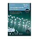 Corrente de luzes intermitentes branco frio 12 m 756 LEDs interior exterior s6