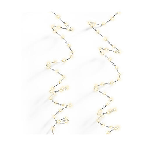 Catena luminosa bianco caldo 567 LED 9 m int est 4