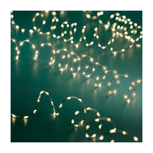 Warm White Light Chain 567 LEDs Indoor Outdoor, 9 Meters 6