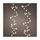 Catena luminosa 756 LED bianco caldo 12 metri int est s1