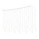 Tenda di luci 400 LED 200x190 cm int est bianco caldo s4